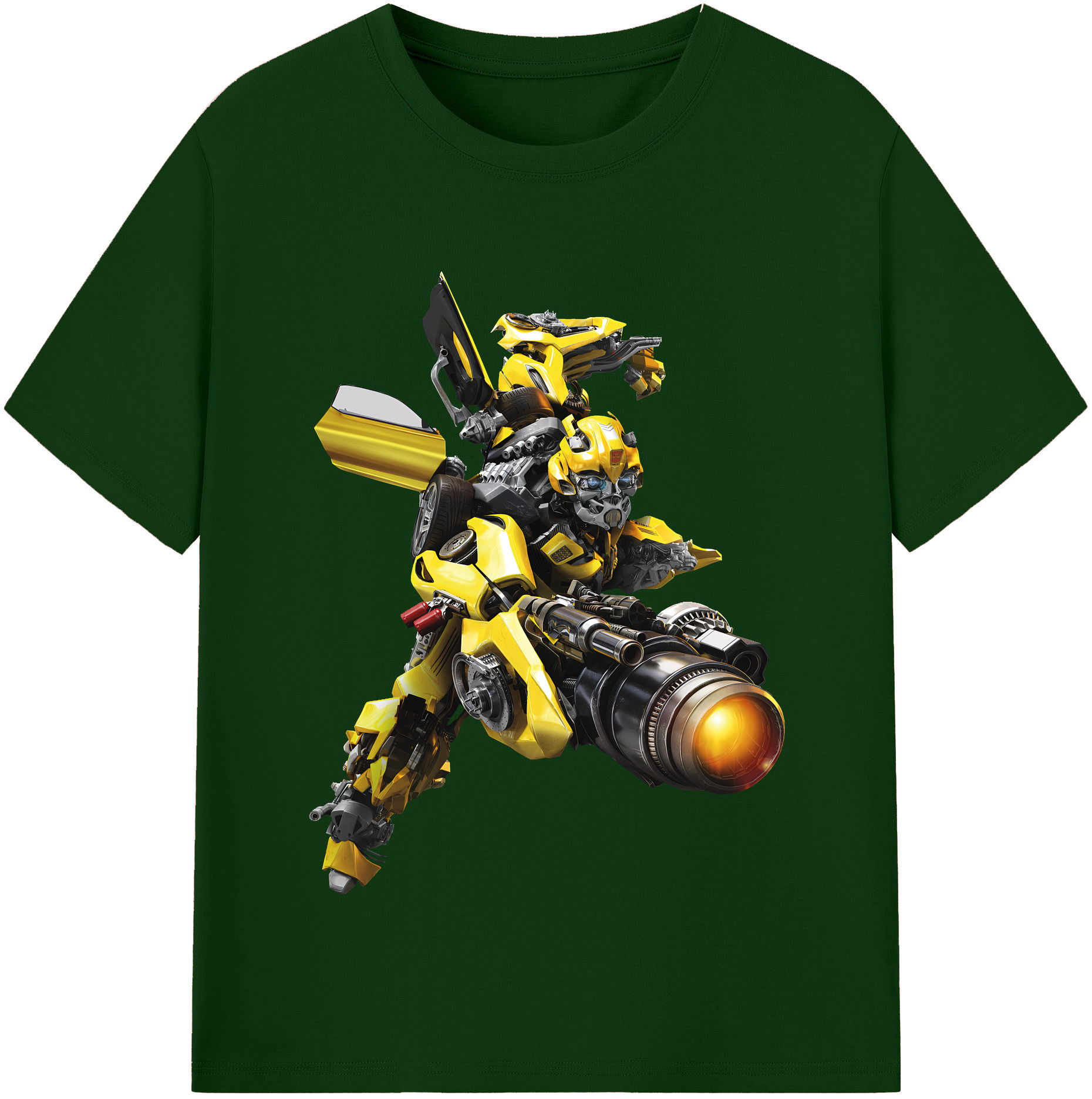 （画像用） Transformers トランスフォーマー 綿100％半袖Tシャツ（フロントプリント）